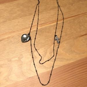 Betsey Johnson Cross Necklace